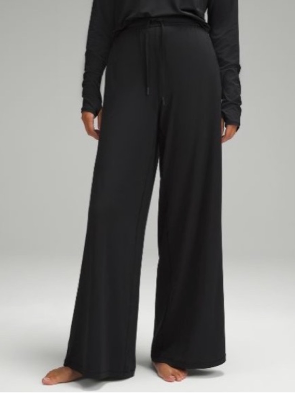 Modal High-Rise Wide-Leg Lounge Pant